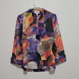 Joseph Ribkoff Multicolor Knit Blazer‎ 8